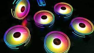 Fan Coolmon có điều khiển Led Xuyên tâm
