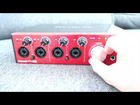 Focusrite Clarett 4Pre USB-C Audio Interface (Review)