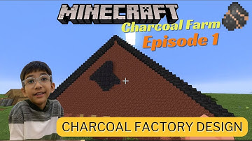 Minecraft Automatic Charcoal Farm - Factory Design