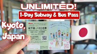 Where To Buy One-Day Subway & Bus Pass at Kyoto Station