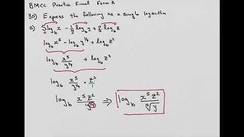 BMCC Mat 56 practice final form A: Problem #30