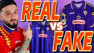 The difference between REAL and FAKE Football Shirts: 90s Edition!