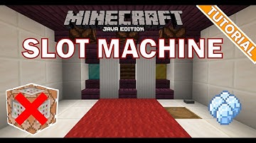 How to make an extendable SLOT MACHINE in Minecraft 1.19-1.21