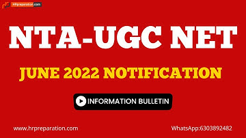 UGC NET 2022 June Information Bulletin|UGC NET 2022 exam complete details