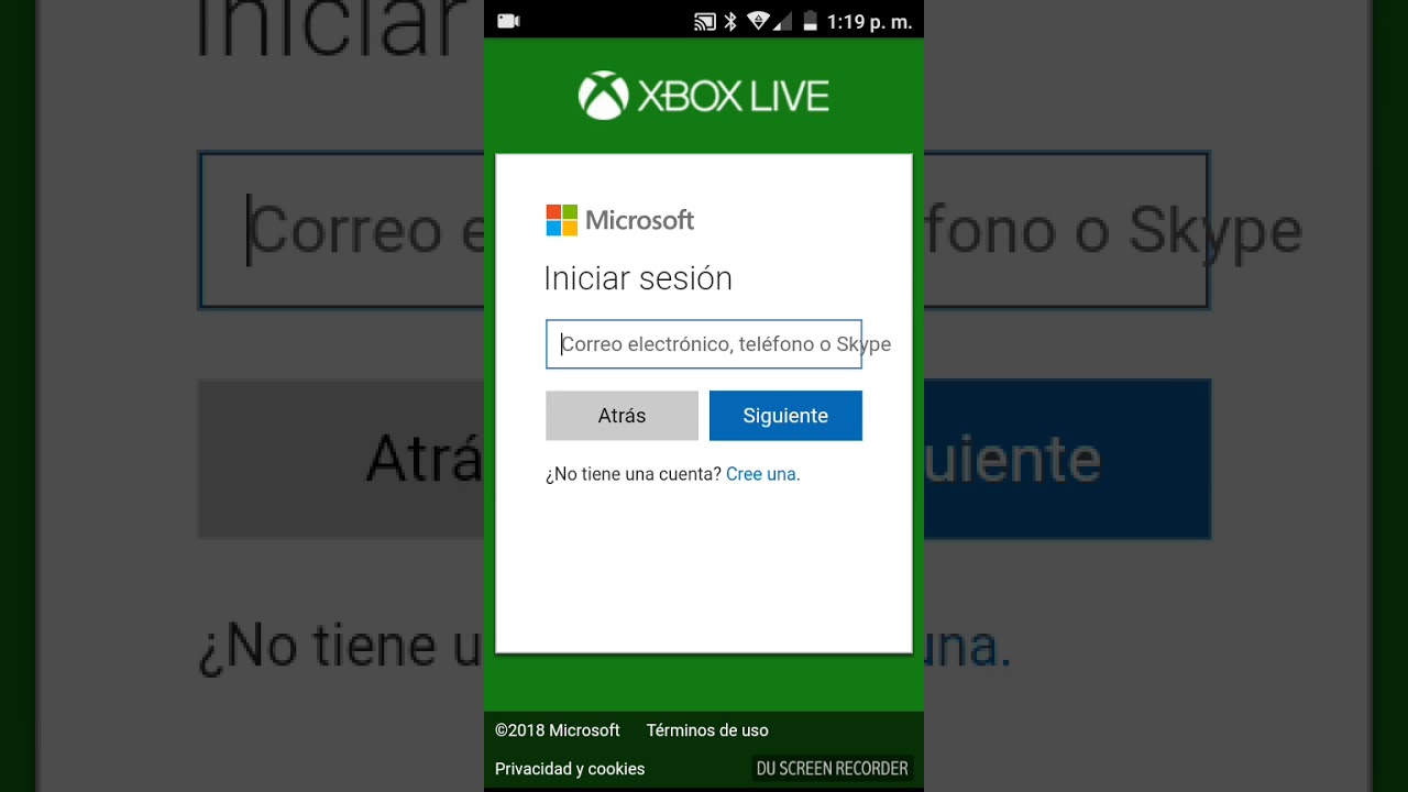 Crear Una Cuenta En Xbox Live