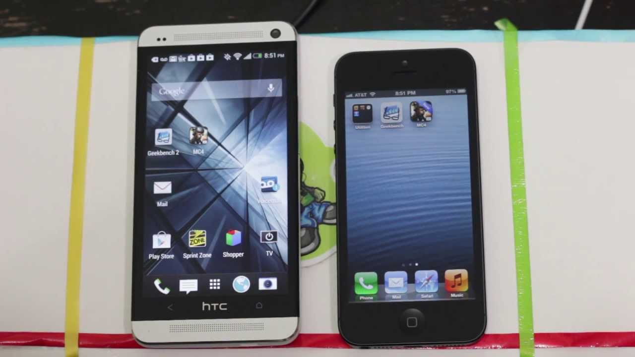 HTC One vs iPhone 5 PRUEBA DE VELOCIDAD [Paquiao vs Marquez]