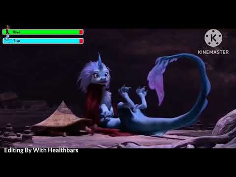 Raya And The Last Dragon 2021 Raya Sisu And Tuk Tuk Escape From Namaari With Healthbars 1 2 