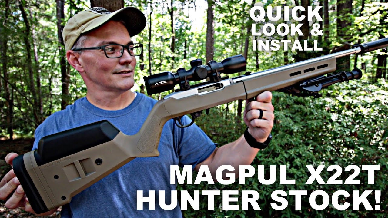 Magpul X22T Hunter Stock! Быстрый осмотр и установка