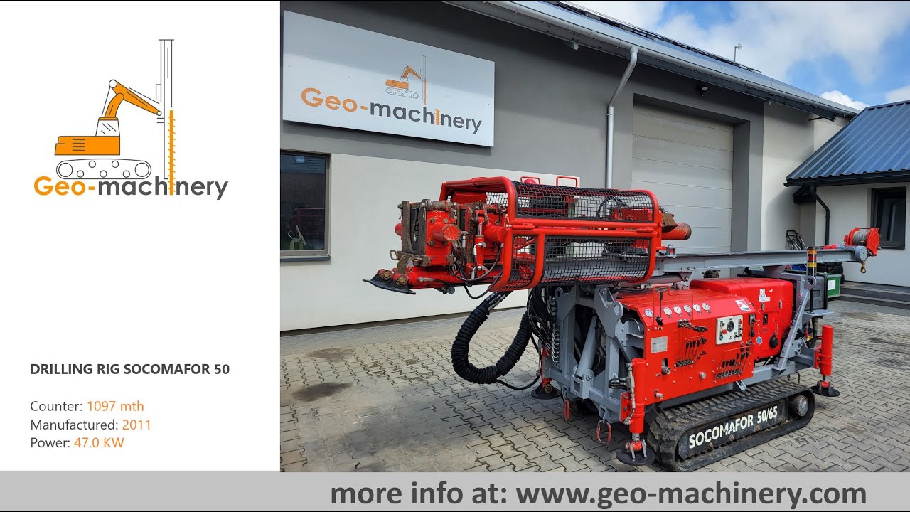 For sale: Drilling rig SOCOMAFOR 50, 2011