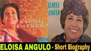 Eloísa Angulo - Short Biography | Sovereign of the Creole Song | música criolla | duo Las criollitas