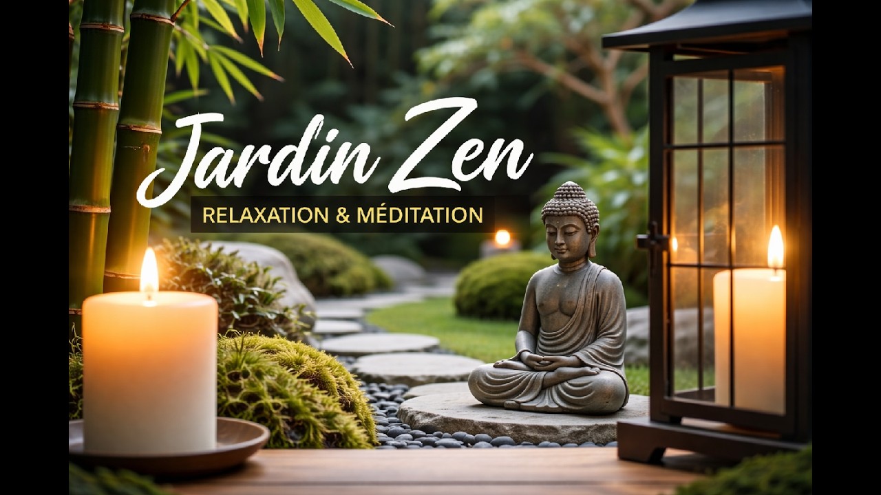 Zen Garden 🌿 Candlelight Meditation for Deep Relaxation & Inner Peace ...