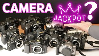 16 Camera Lot Auction Win Unboxing  Did I hit the Jackpot?!