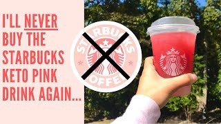 STARBUCKS KETO PINK DRINK | Dupe | Copycat Recipe | DIY | IG Famous | Instagram 2 Carb Starbucks Drinks How To Make Sugar Free Starbucks