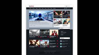News Portal Website Design 62 Hulak Digital #staticwebsitedesign #websitedesign #design #creativeweb