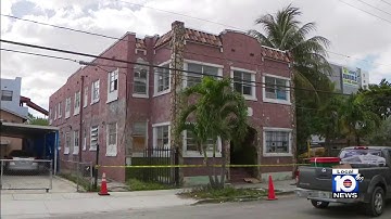Rundown Miami building being demolished after owners failed to fix code violations