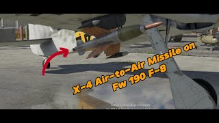 War Thunder X-4 Air-To-Air Missile On Fw 190 F-8 Controls, Tips & Gameplay Guide