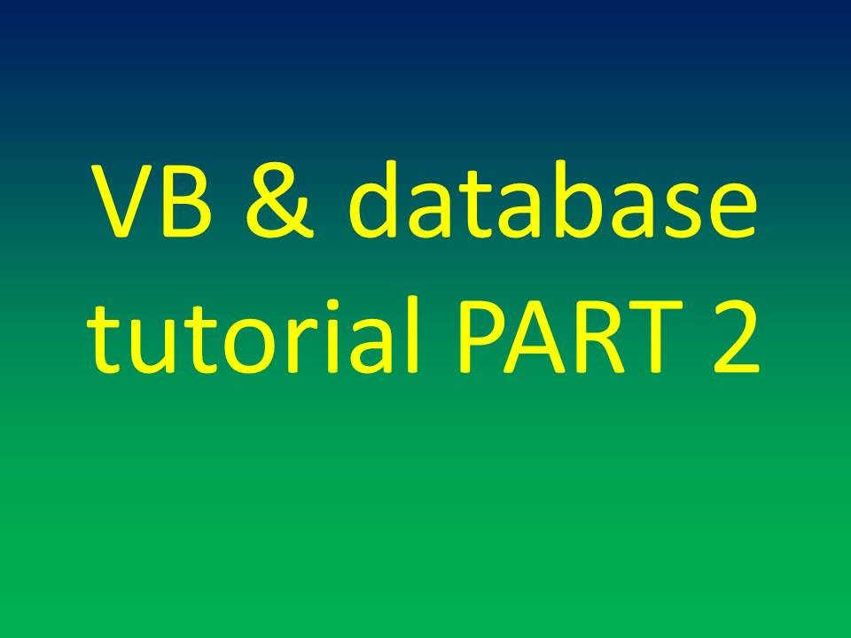 read-data-from-database-using-reader-in-vb-2010-part-2-youtube
