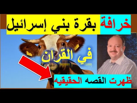 اليهود اخفوا قصه البقرة و خدعونا اكتشاف القصة الحقيقية لذبح بقره صفراء