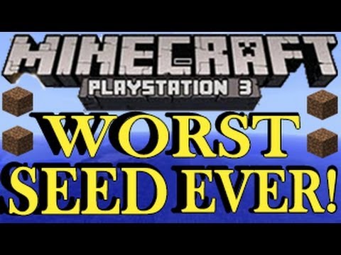 Minecraft PS3 - WORST SEED EVER - PlayStation 3 Seeds Showcase - 1.03