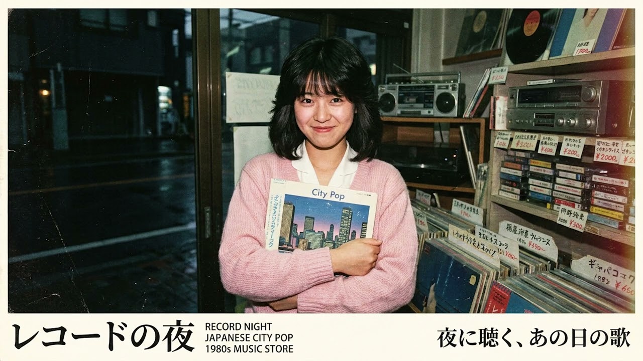 レコードの夜｜A Night with Records｜Japanese City Pop 80s