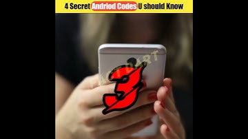 4 Secret Android Phone codes | Secret Codes #shorts #youtubeshorts