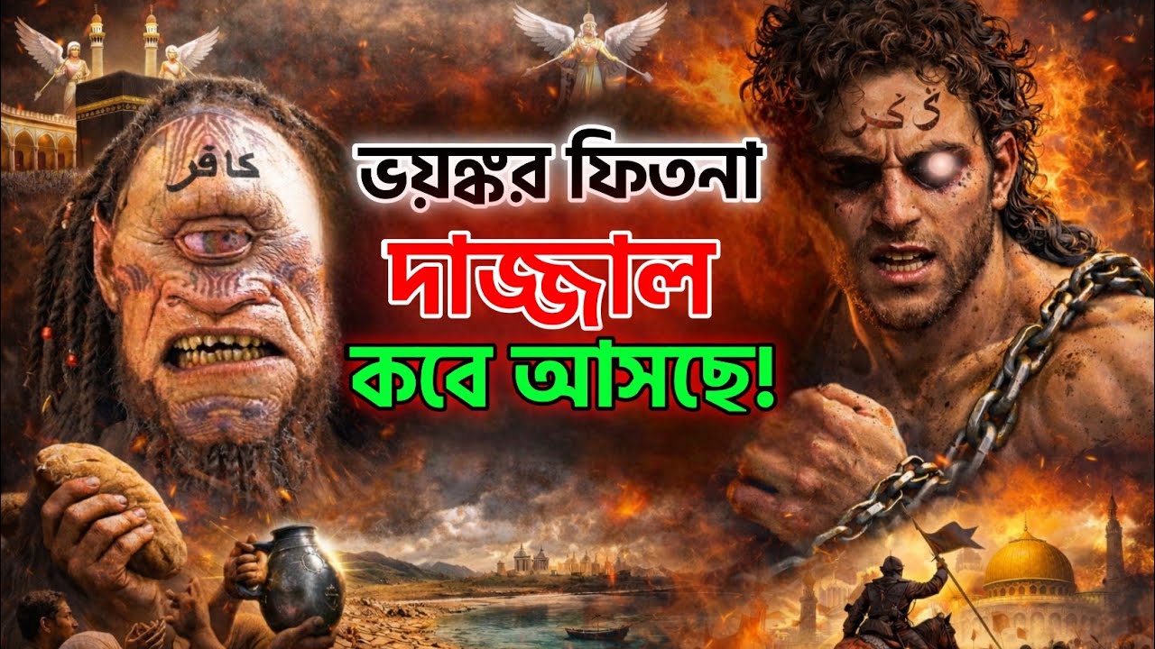 দাজ্জাল কবে আসবে পৃথিবীতে ২০২৬ | দাজ্জাল এখন কোথায় আছে | দাজ্জাল কোথায় বন্দী আছে | 