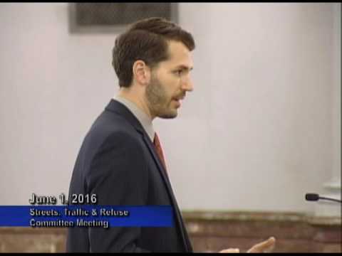 weekly meetings agenda Streets, Traffic & Refuse June 1, 2016
