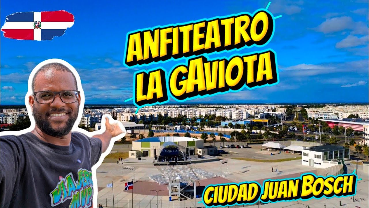 Asi es El Anfiteatro La Gaviota en la Ciudad Juan Bosch Santo Domingo Dominican Repúblic 
