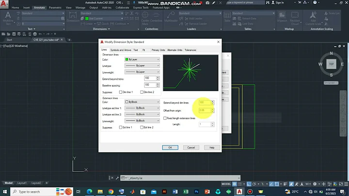 Mastering AutoCAD Basics 3: Setting the Dimension Style Feature