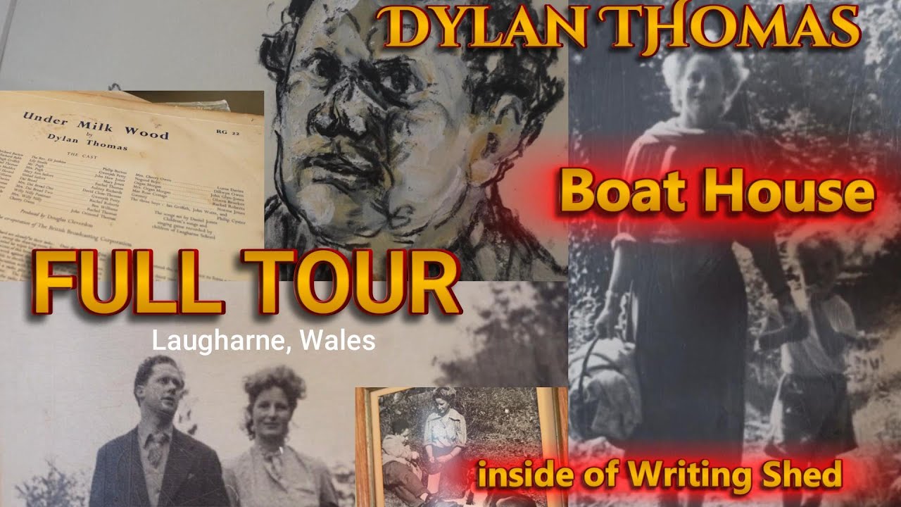 Dylan Thomas Boat House / Writing Shed - FULL TOUR inside of writing ...