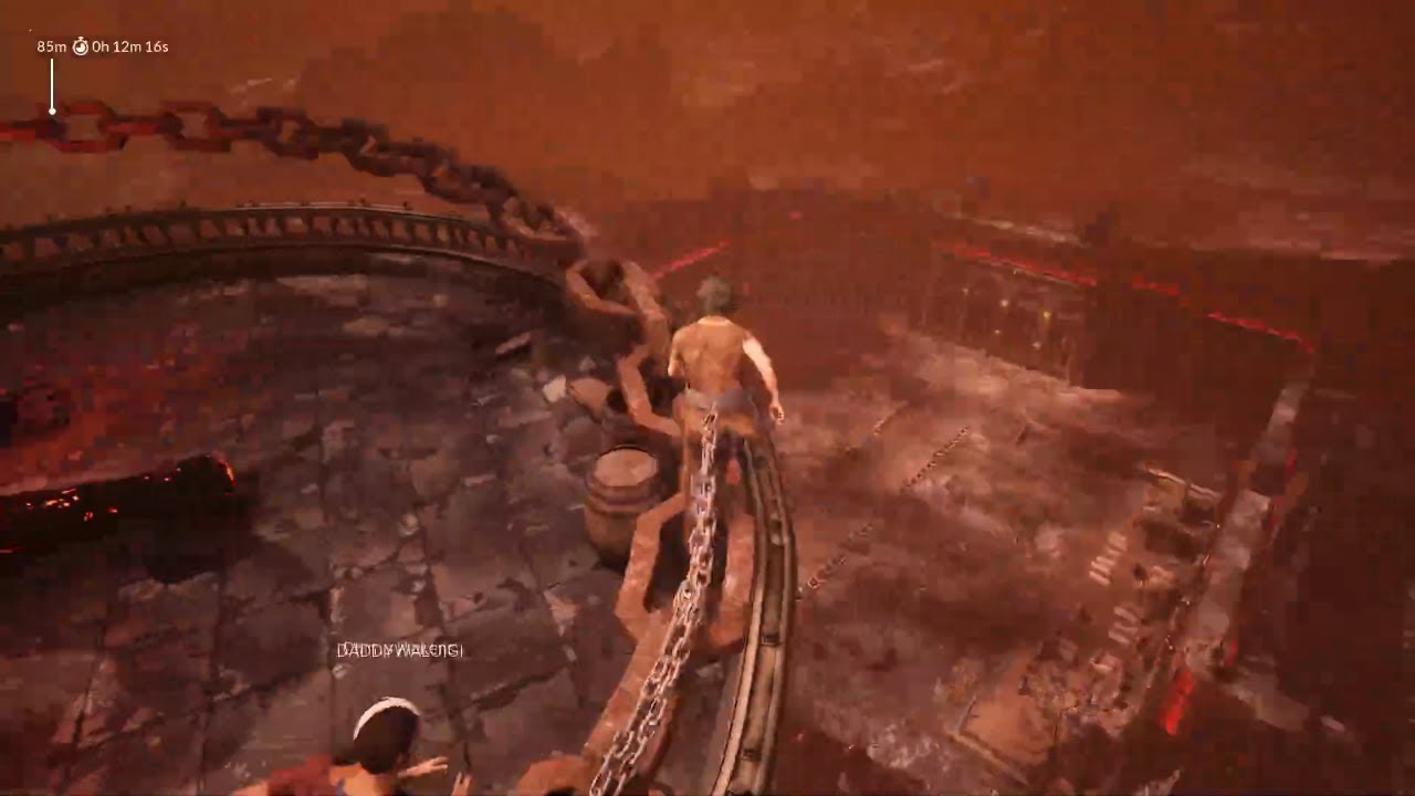 I wish I wasn't chained with these guys...