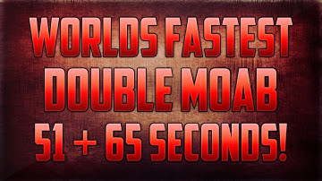 MW3 WORLD RECORD FASTEST DOUBLE MOAB  3:03 min+ 51 sec MOAB