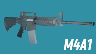 Low Poly M4 Animation