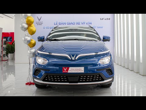 Video VinFast VF e34 màu xanh được bàn giao | VinFast Đà Nẵng - youtube