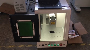 Newest Mini enclosed fiber laser marking machine