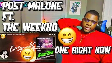 POP VIBE!! Post Malone, The Weeknd - One Right Now (Audio) | REACTION!!