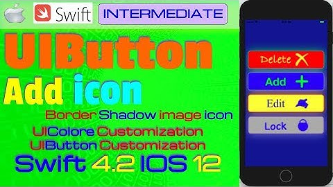 IOS 12, Swift 4.2, Tutorial Tricks : How To Create Rounded Button in Xcode ( Custom Buttons)