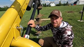 Tips for when your 3 point auger gets stuck in the ground