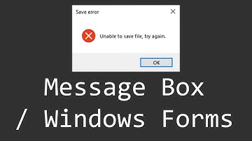 Как вызывать Message Box C# Windows Forms - Visual Studio | #Message #Box #C# #Windows #Forms