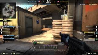 nutty 4k 1v3 vs Devastation ESEA-Main match