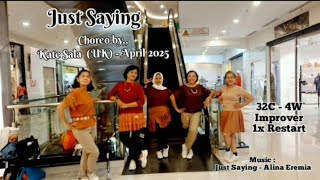 Download lagu 🎶 JUST SAYING - Libe dance (demo by aRmall dance)