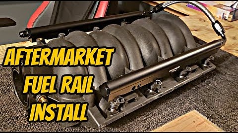 Detailed Aftermarket Fuel Rail Install - How To, Fuel Rails, AN Fittings, Loose Injectors