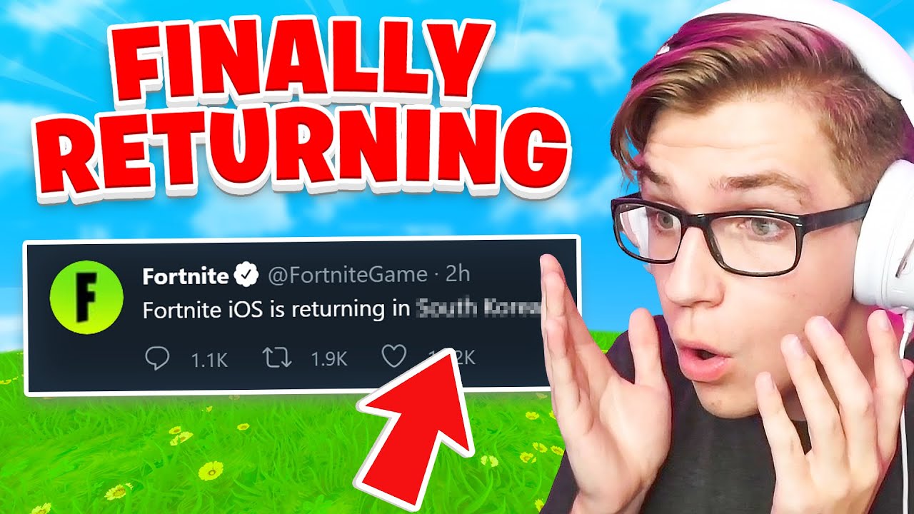 Epic CONFIRMED Fortnit Mobile iOS is RETURNING! (Very Soon)