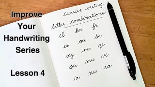 Lesson 4 : Cursive writing practice, difficult letter combination, small cursive letters, chhoti abc