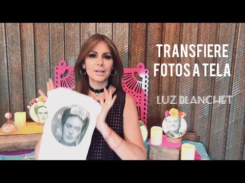 Video: Cómo Transferir Una Foto A La Tela
