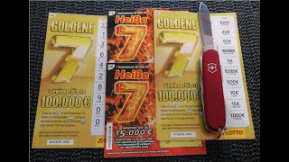 Totale Eskalation  4 von 5 Rubbellose Gewinner! #rubbellose #goldene7 #glückspilz #heiße7 #gewinn