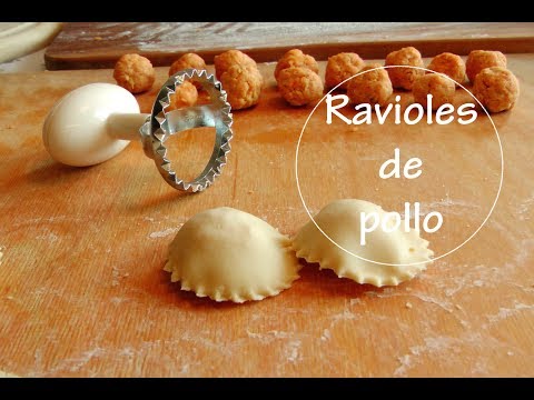 Video: Ravioles De Pollo