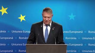 Declarații de presă susținute de Președintele României, Klaus Iohannis - 17 aprilie 2024