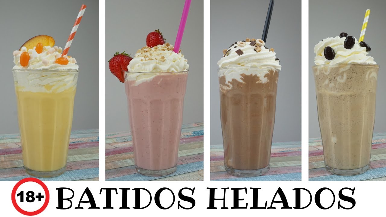 Como hacer batido de helado