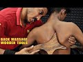 Heavy Oil Head Massage &amp; Neck Cracking | Back Massage by Wooden Tools | Spine Cracking | ASMR